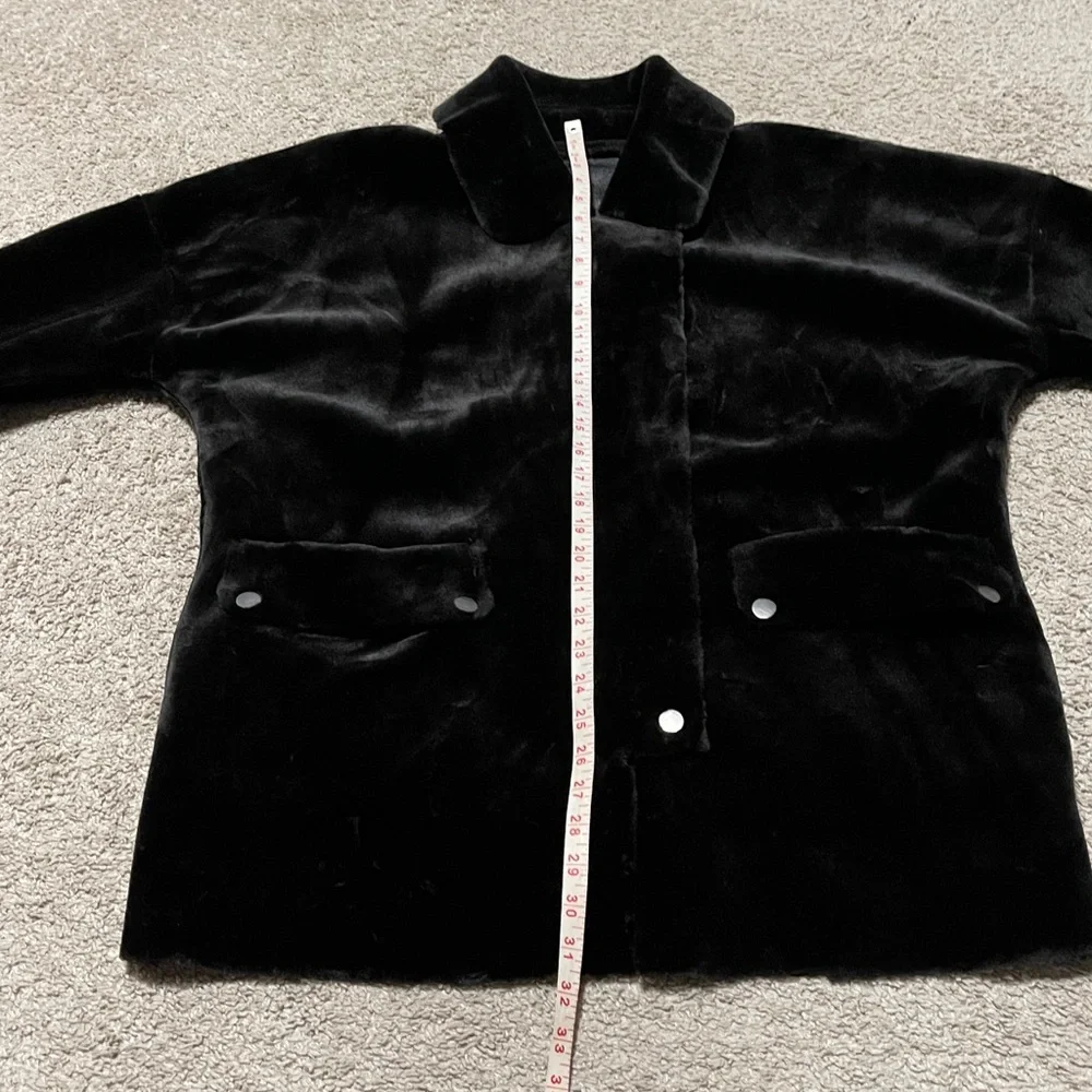 Free People Lindsay Faux Fur Oversize Short Coat